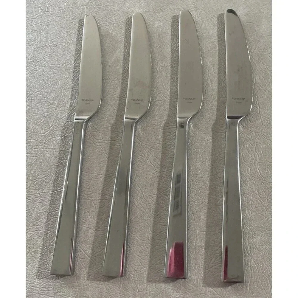 Dansk Meridian 18/10 Stainless Dinner Knifes Knife Set‎ Of 4 Flatware